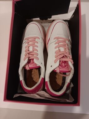 New LØCI x Nicki Minaj Pink and White Sneakers Size 44 EU (11.5 US)
